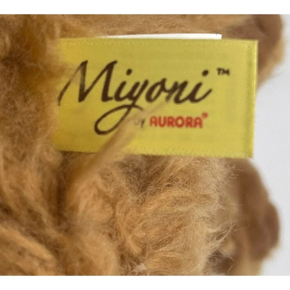 Miyoni Tots 8" Brown Plush Poodle Puppy Dog by Aurora - Picture 13 of 16